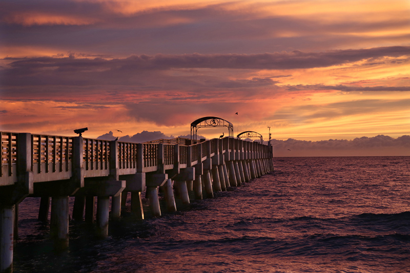 Lake Worth Pier Sunrise - Palm Beach, FL