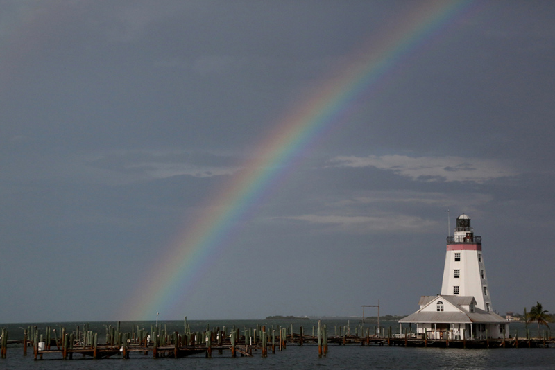 Lighthouse Rainbow, Marathon Key, FL