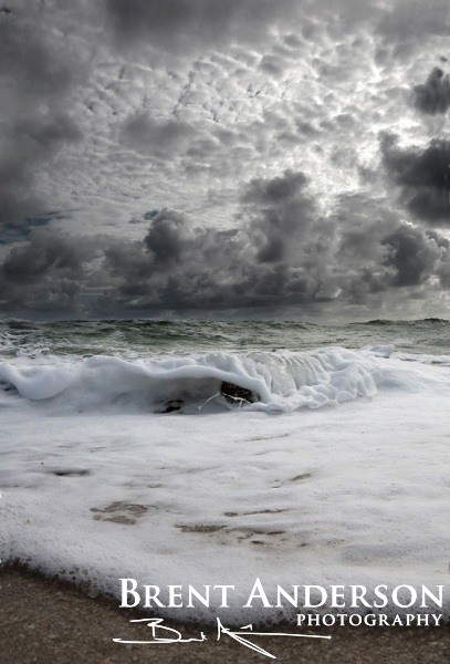 Sea foam vs. Clouds - Palm Beach, FL