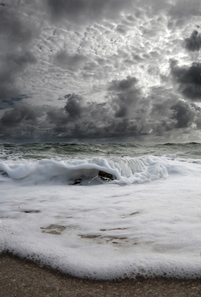 Sea foam vs. Clouds - Palm Beach, FL