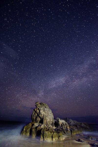 Lion Rock Milkyway - Stocing Island Beach, Bahamas