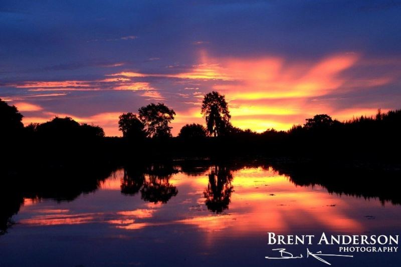 Electric Sunset - Kissimmee River, Highlands, FL