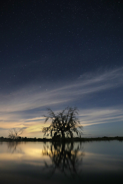 Midnight Reflections - Kissimmee River Okeechobee, FL